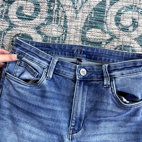 Kut from the Kloth Mia Skinny Jeans Women's Dark Wash - Size 4 - Picture 4 of 9